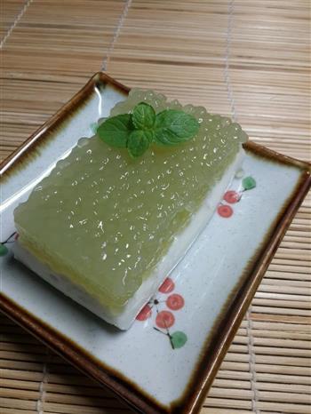 桂花绿西米椰汁糕的做法步骤6