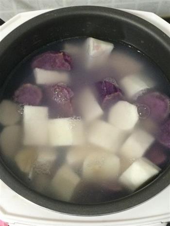 紫薯山药粥的做法步骤3