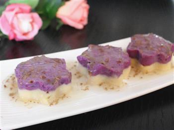 减肥甜品—紫薯土豆泥的做法图解7