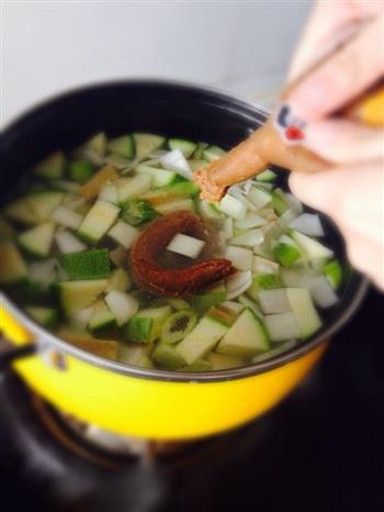 家庭版简易韩式大酱汤的做法步骤4