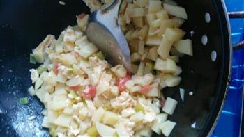 土豆西红柿鸡蛋打卤面的做法步骤7