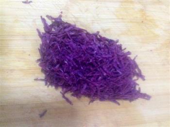 紫薯香煎蛋饼的做法图解2