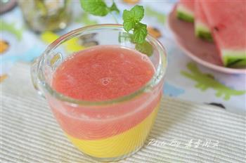 芒果西瓜双色果汁的做法图解6