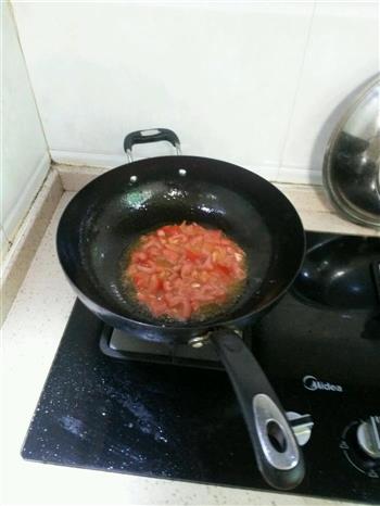 番茄鸡蛋面的做法步骤4