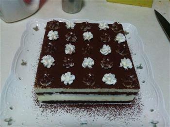 黑白巧克力慕斯蛋糕的做法步骤36