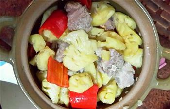 开胃菠萝排骨煲的做法步骤6