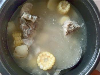 玉米土豆排骨汤的做法步骤4