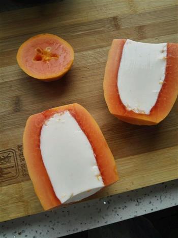 简单 夏日甜品必备 木瓜牛奶冻 新手适用的做法步骤7