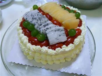 水果生日蛋糕的做法步骤4