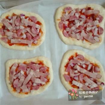 火腿培根小披萨的做法步骤8
