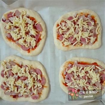 火腿培根小披萨的做法步骤9