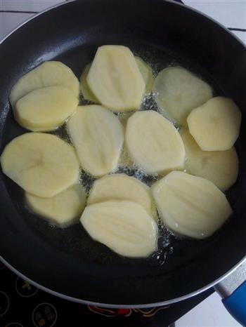 老干妈油辣椒土豆片跟蒜香土豆片的做法步骤4