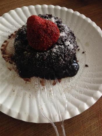 巧克力熔岩蛋糕的做法步骤19