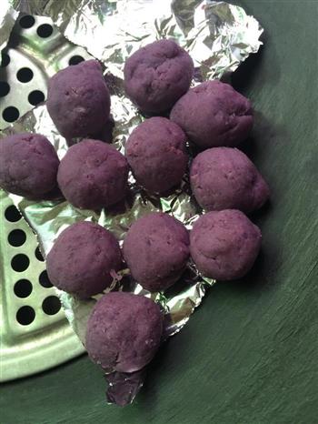 香煎紫薯南瓜饼的做法步骤4