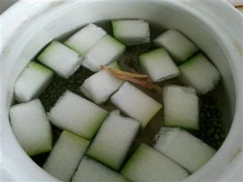 瘦身减脂   冬瓜绿豆糖水的做法图解3
