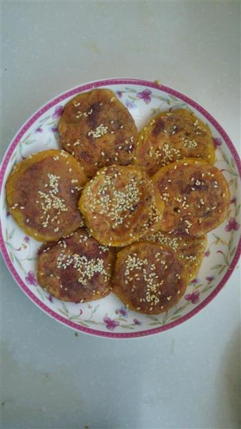 香煎南瓜紫薯饼的做法步骤5