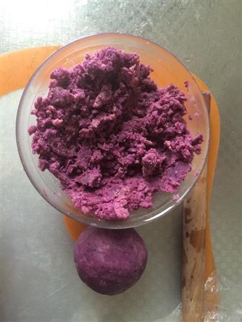 手工紫薯芋圆的做法步骤2