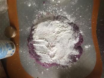 手工紫薯芋圆的做法步骤3