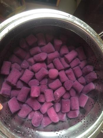 手工紫薯芋圆的做法步骤6