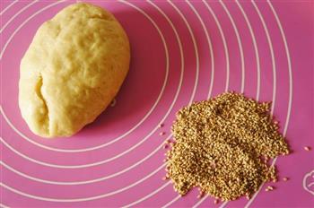 芝麻椰蓉花式面包的做法步骤5