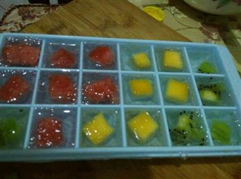 彩色水果夏日冰饮的做法步骤3