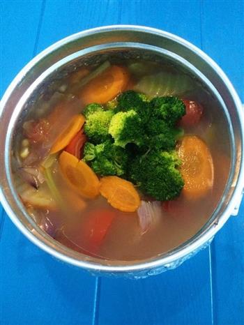 蔬菜瘦身汤的做法图解3