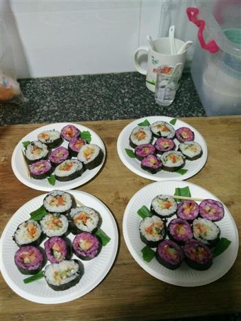 紫薯寿司的做法步骤7