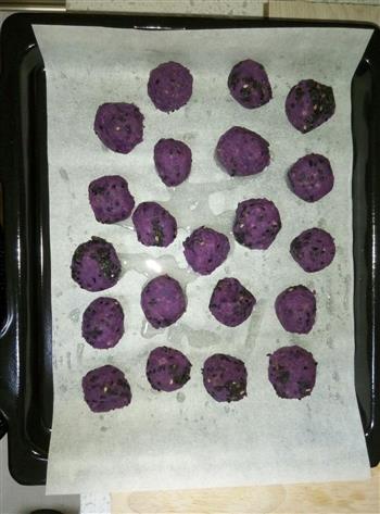烤紫薯球的做法步骤4