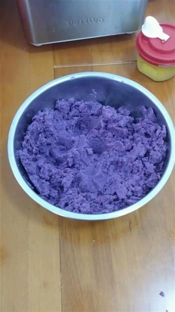 紫薯荷花酥的做法步骤2