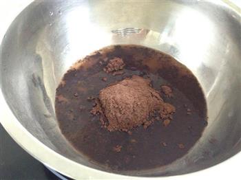 巧克力戚风蛋糕-6寸-颜值爆表的巧克力戚风的做法步骤2