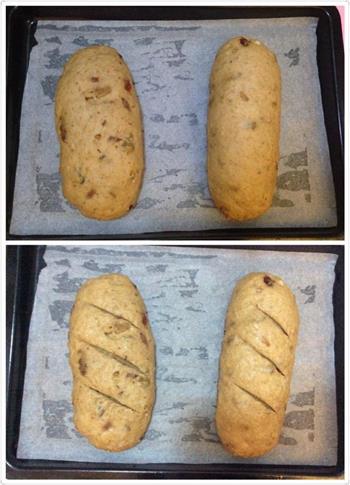 欧包 欧式核桃葡萄干面包 杂粮面包的做法步骤10