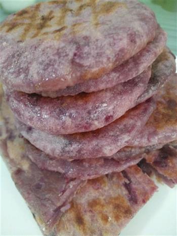 电饼档—香煎紫薯饼的做法步骤5