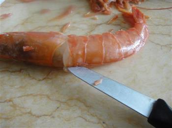 柠香蒜蓉蒸红虾的做法步骤3