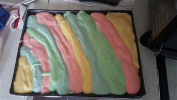 彩虹蛋糕卷的做法步骤5