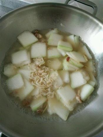 肉沫虾米冬瓜汤的做法图解5