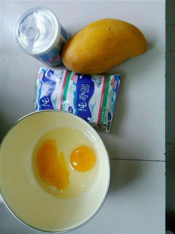 芒果牛奶布丁的做法步骤1