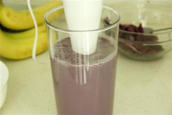 紫薯奶昔-富含膳食纤维-抗癌排毒通便瘦身的做法步骤10