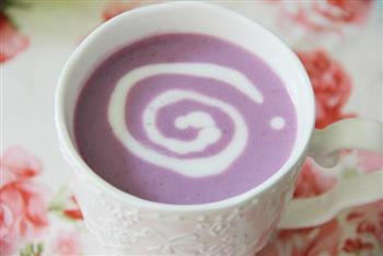 紫薯奶昔-富含膳食纤维-抗癌排毒通便瘦身的做法图解11