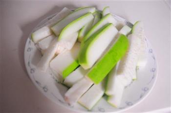 夏季清汤-排骨瓠瓜汤的做法图解2