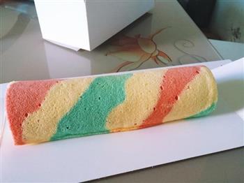 彩虹蛋糕卷的做法图解2