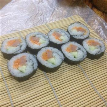 自制简易寿司卷便当 新手易上手 超简单食材的做法步骤12