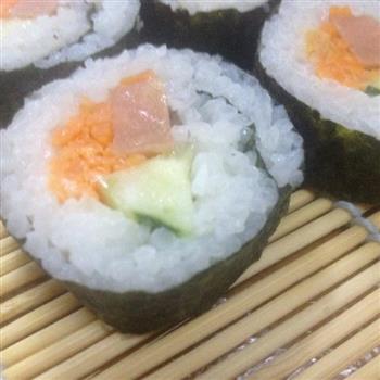 自制简易寿司卷便当 新手易上手 超简单食材的做法步骤14