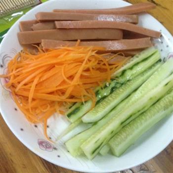 自制简易寿司卷便当 新手易上手 超简单食材的做法步骤2