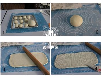 面包诱惑 芙蓉一口酥/肉松培根卷的做法步骤4