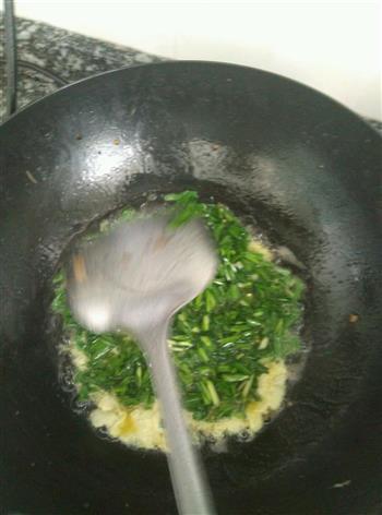 家常菜-韭菜煎蛋的做法步骤4