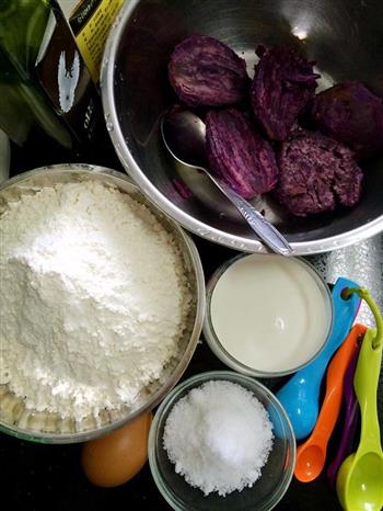 紫薯吐司的做法图解1