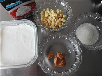 玉米味噌冰激凌的做法步骤1