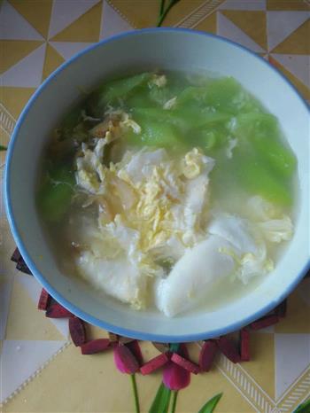丝瓜鸡蛋汤的做法步骤5