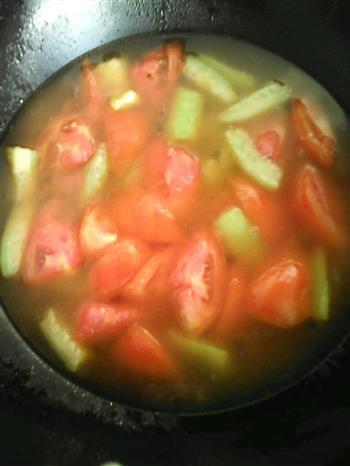 丝瓜番茄蛋汤的做法步骤4