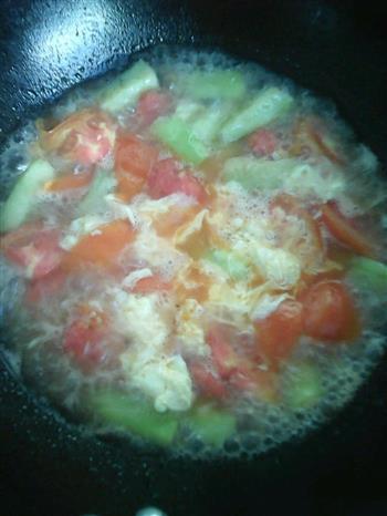 丝瓜番茄蛋汤的做法步骤5